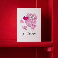 Čestitka Je t'aime brenda Archivist