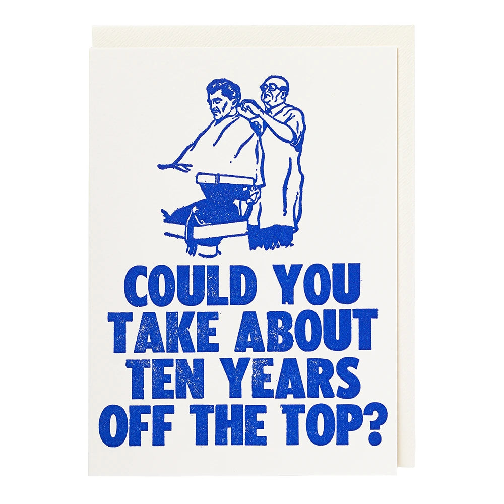 Archivist čestitka Ten Years Off The Top