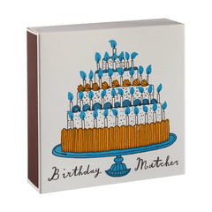 Birthday Cake matchbox at an angle
