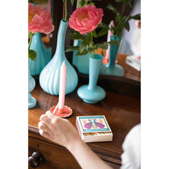 Archivist šibice Two Peacocks na stolu