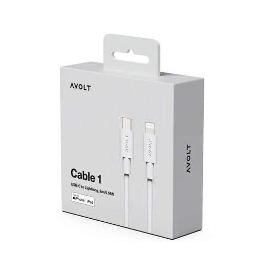 Avolt Kabel 1 - USB-C Gotland Gray - 2 m