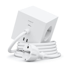 Avolt Square 1 Opal White USB-C - 1.8 m 