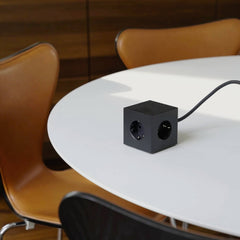 Avolt Square 1 Stockholm Black USB-C - 1,8 m
