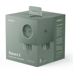 Avolt Square 2 Oak Green USB-C