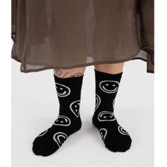 Baggu Socks - Black Happy