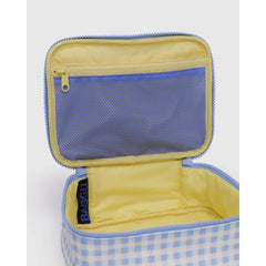 Baggu Small Cosmetic Bag - Light Blue Gingham 