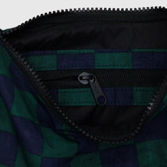 Baggu Mala Nylon Torbica - Navy Green Check