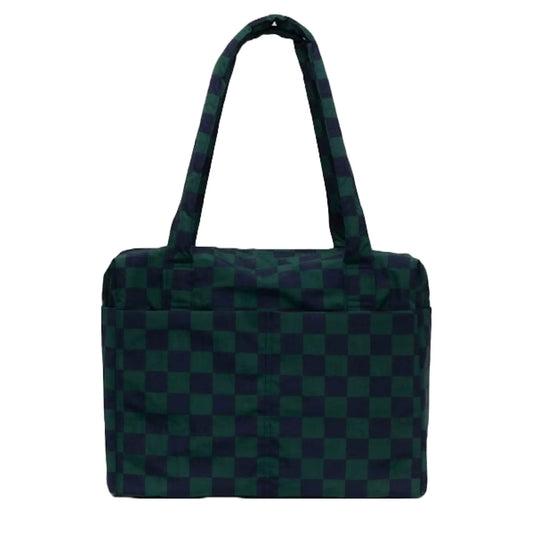 Baggu Mala Putna torba - Navy Green Check