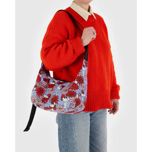 Baggu Nylon Torba - Floral Snoopy