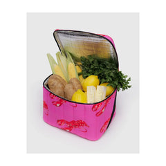 Baggu Cooler Bag - Pink Lobster 