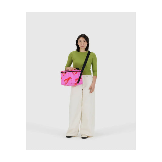 Baggu Cooler Bag - Pink Lobster 