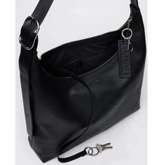 Baggu Bag made of recycled leather - Black