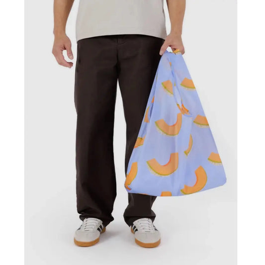 Baggu Shopping Bag - Cantaloupe Blue