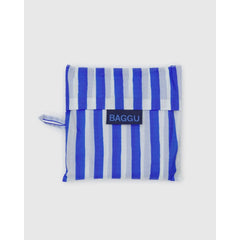 Baggu Shopping Bag - Blue Painted Stripe 