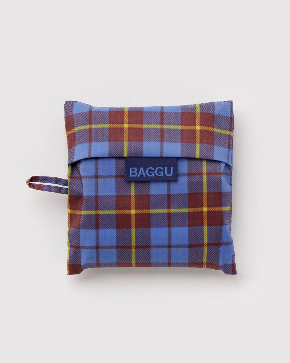 Baggu Torba za dućan - Blue Tartan - zatvoreno