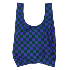 Baggu Shopping Bag - Iris Green Check