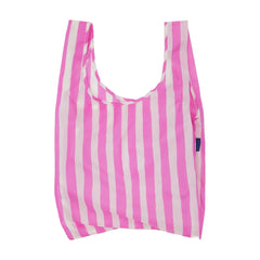 Baggu Shopping Bag - Pink Painted Stripe 