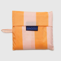 Baggu Shopping Bag - Tangerine Wide Stripe