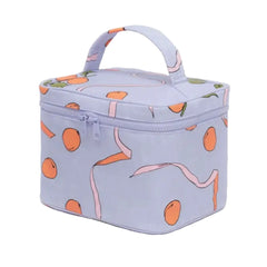 Baggu Large Cosmetic Bag - Apricots &amp; Ribbons