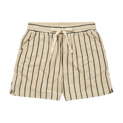 Bongusta Naram Gym Shorts Creme &amp; Ink
