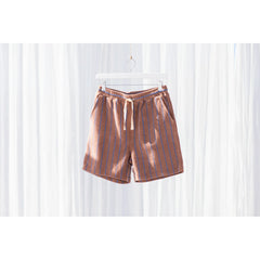 Bongusta Naram Shorts Camel &amp; Ultramarine
