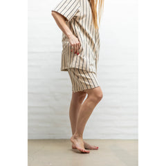 Bongusta Naram Shorts Creme &amp; Ink 