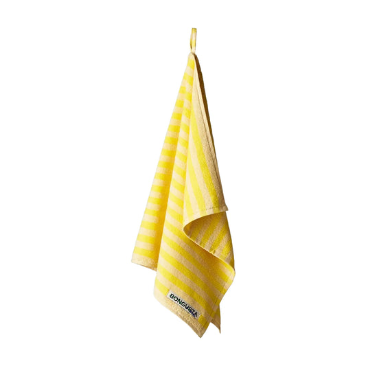 Bongusta Towel Pristine &amp; Neon Yellow