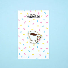 Coucou Suzette Brooch Coffee