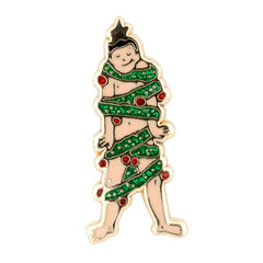 Coucou Suzette Brooch Man Christmas Tree