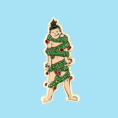 Coucou Suzette Brooch Man Christmas Tree