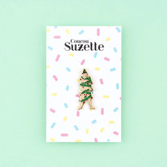 Coucou Suzette Brooch Man Christmas Tree