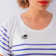 Coucou Suzette Mussel Brooch