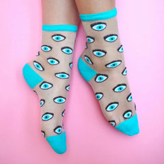 Coucou Suzette Blue Eye Socks