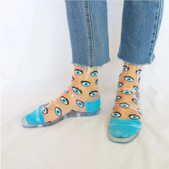 Coucou Suzette Blue Eye Socks