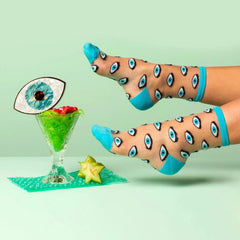 Coucou Suzette Blue Eye Socks