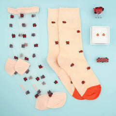 Coucou Suzette Ladybug Socks