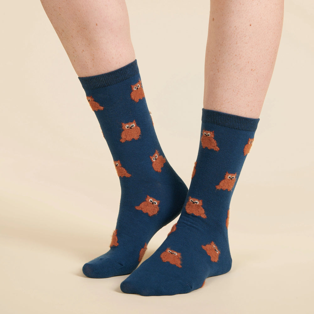 Coucou Suzette Čarape Owl - na modelu