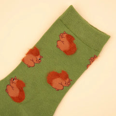 Coucou Suzette Socks Squirrel