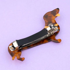 Coucou Suzette French Barrette Dachshund Hairpin