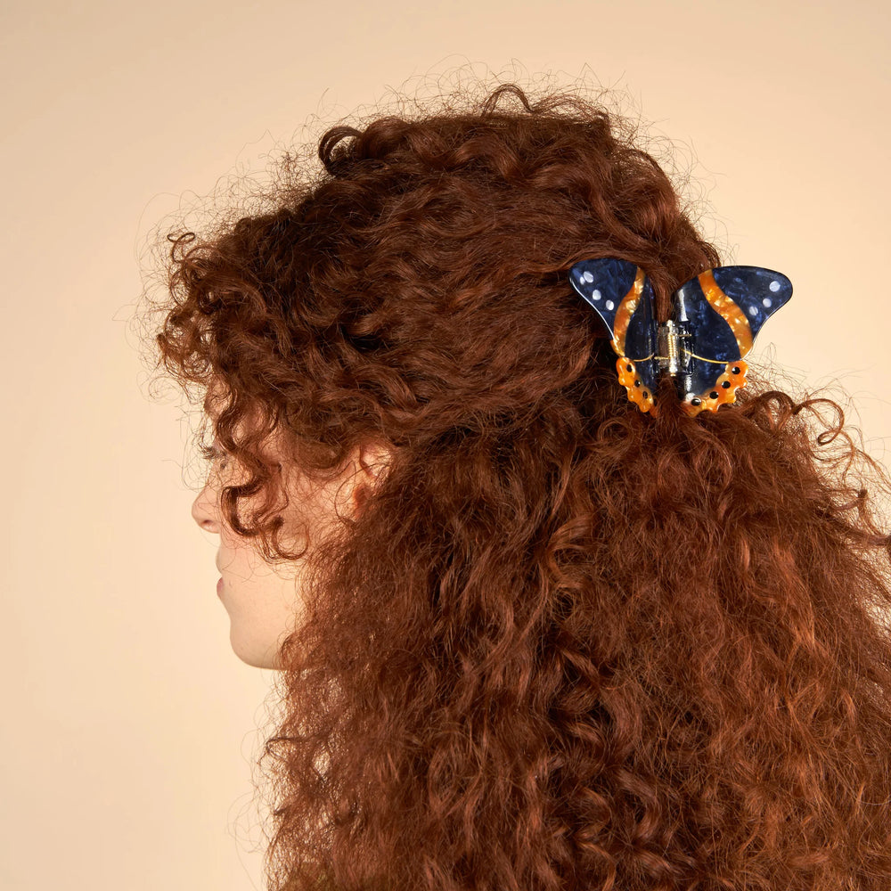 Coucou Suzette Kopča za kosu Black Butterfly na modelu