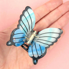 Coucou Suzette Hair Clip Blue Butterfly