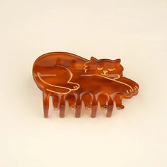 Coucou Suzette Brown Cat Hair Clip