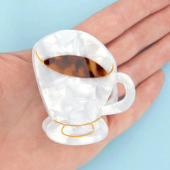 Coucou Suzette Hair Clip Coffee