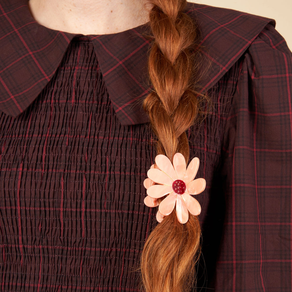 Coucou Suzette Kopča za kosu Pink Flower - na modelu