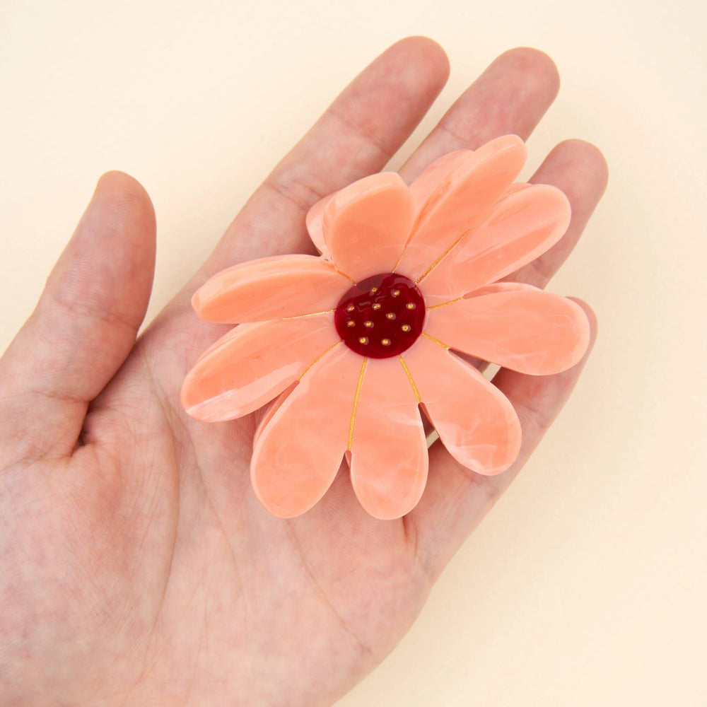 Coucou Suzette Kopča za kosu Pink Flower - na dlanu