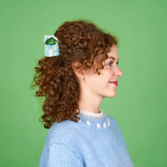 Coucou Suzette Snowy House Hair Clip