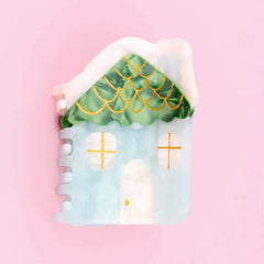 Coucou Suzette Snowy House Hair Clip