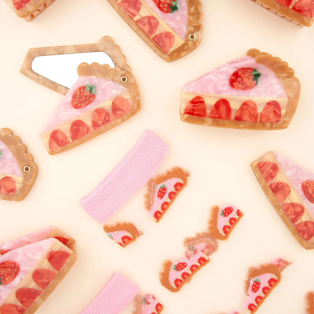 Coucou Suzette kopča za kosu Strawberry Pie - celulozni acetat