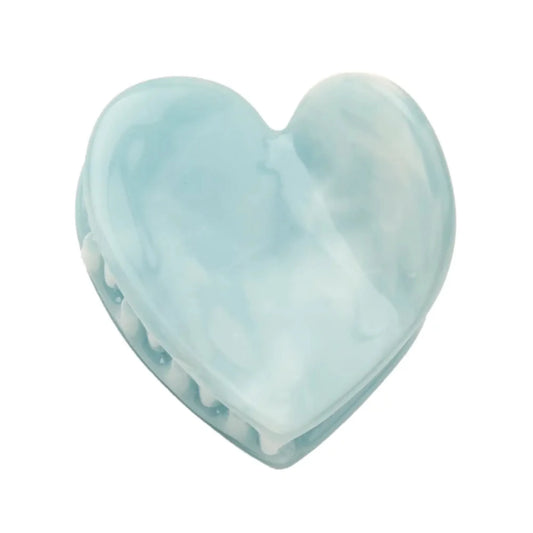 Coucou Suzette Mini Hair Clip Blue Heart