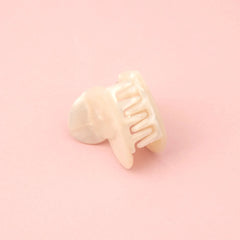 Coucou Suzette Mini Hair Clip White Heart